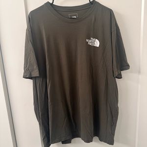 North face half dome t shirt green XXXL